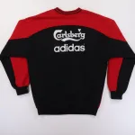 Liverpool 1993 Retro Sweatshirt Red Black Crew