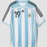 Argentina 2006 World Cup Retro Jersey MESSI #19 Home