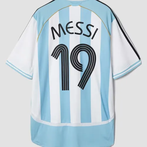 Argentine 2006 World Cup Retro Jersey MESSI #19 Home