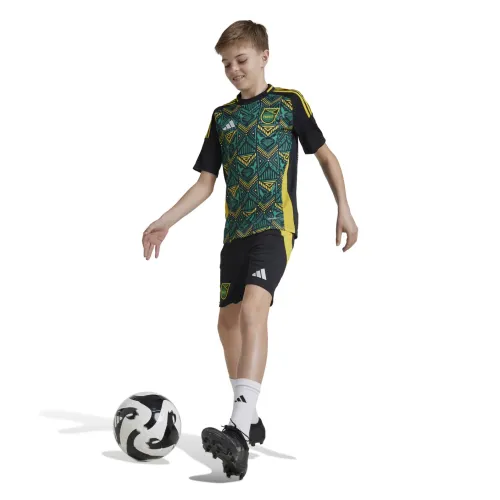 Jamaica 2026 Away Kids Kit inclusief shirt en shorts met officiële levendige patronen