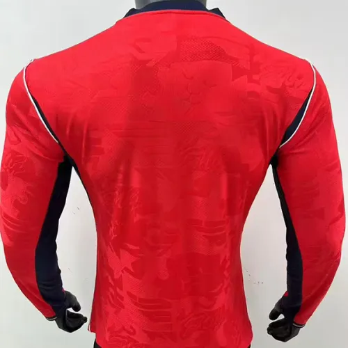 Camisola de manga comprida da Inglaterra para o Campeonato do Mundo de 2026 Versão jogador