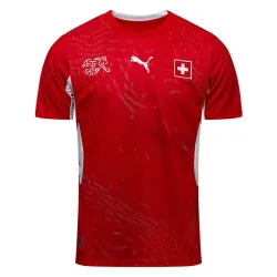 Suisse Jersey 2026 World Cup Home Player Version - photo du produit Maillot de la Suisse pour la Coupe du Monde 2026, version joueur, vue de face avec l'écusson national.