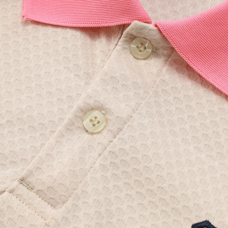 Calciatore Barcellona 2025/26 Tuta POLO Beige rosa