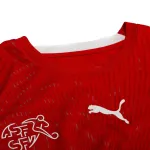 Versão do jogador titular da camisola da Suíça do Campeonato do Mundo de 2026