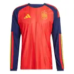 Soccer Jersey Spain 2026 World Cup Home Long Sleeve Player Version