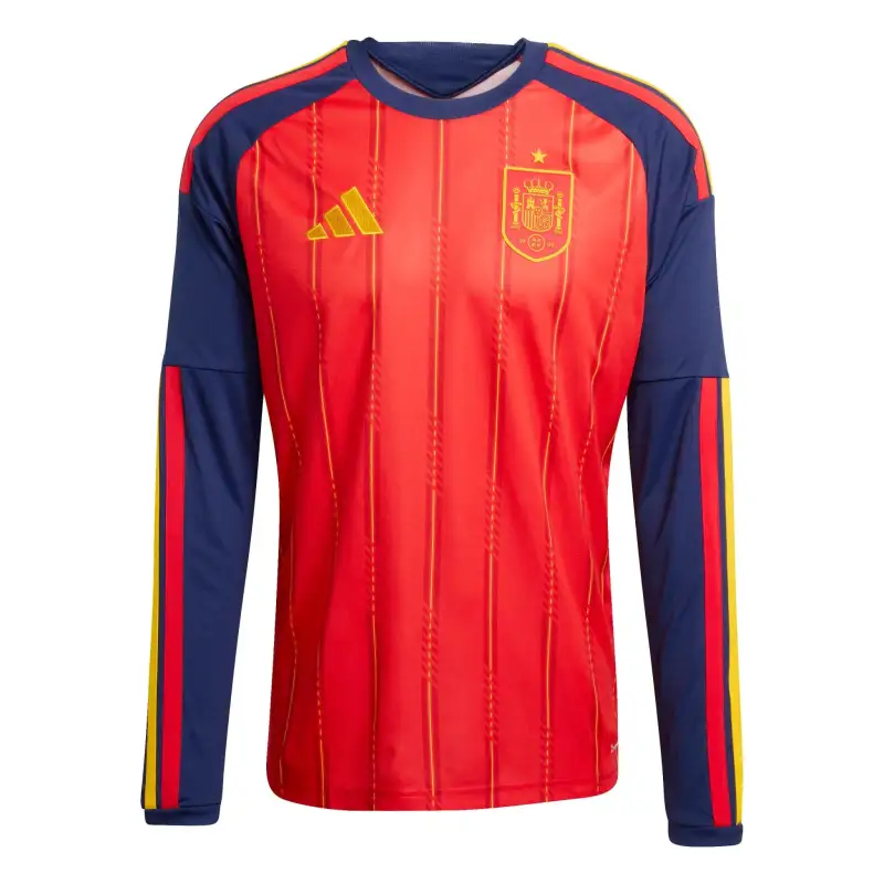 2026 World Cup Spain Jersey Long Sleeve Home
