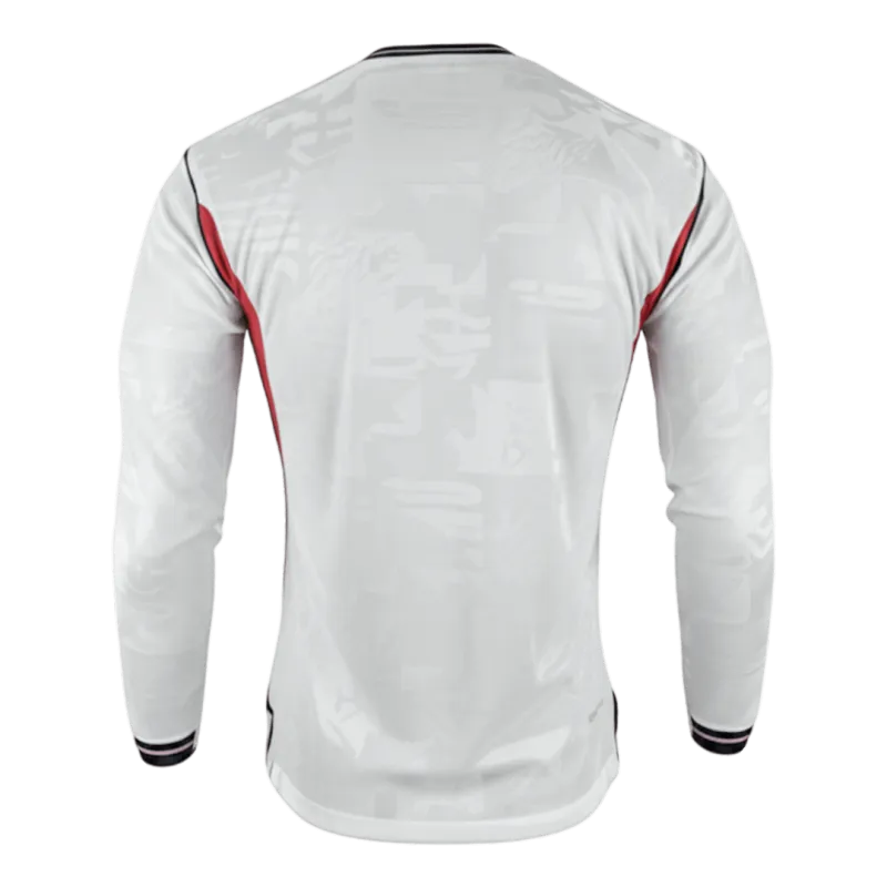 World Cup 2026 England Long Sleeve Jersey Home Player Version
