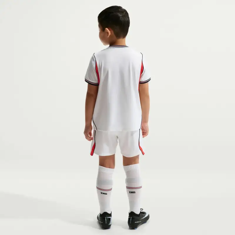 Equipamento infantil da Inglaterra para o Mundial de 2026 (jogo em casa)