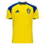 Camisola de futebol da Suécia para o Campeonato do Mundo de 2026 Camisa da seleção sueca de futebol para a fase de casa do Mundial de 2026
