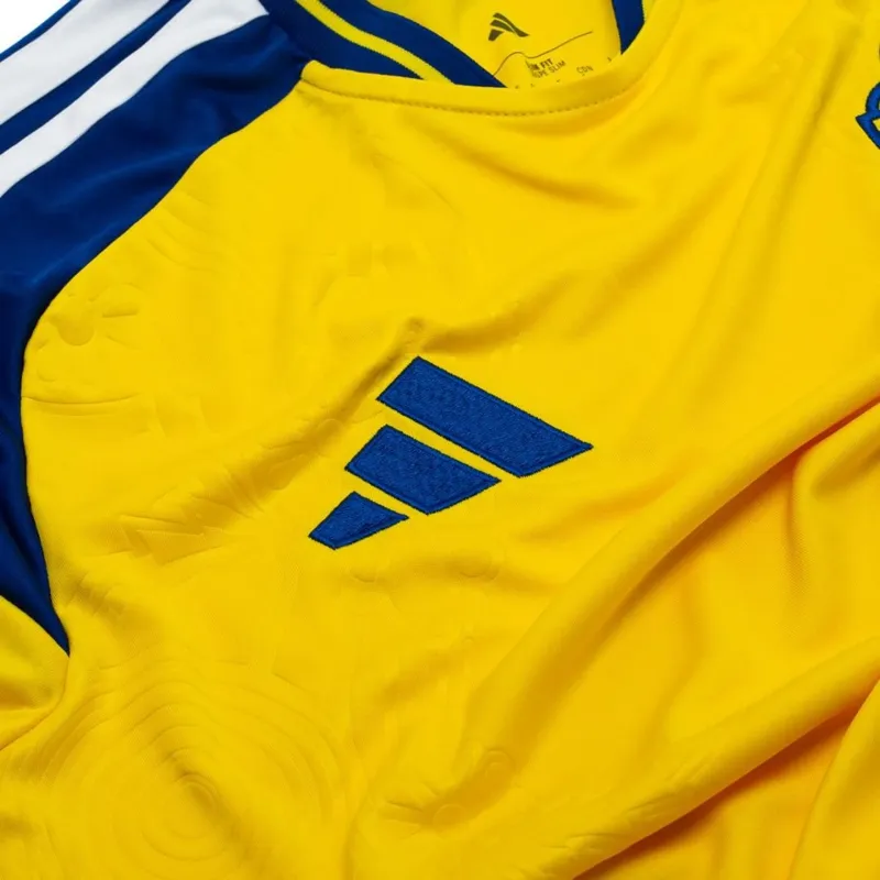 Camisa da seleção sueca de futebol para a fase de casa do Mundial de 2026