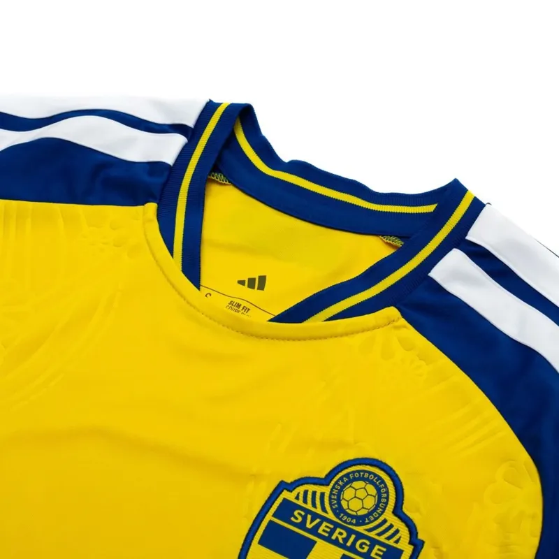 Camisa da seleção sueca de futebol para a fase de casa do Mundial de 2026