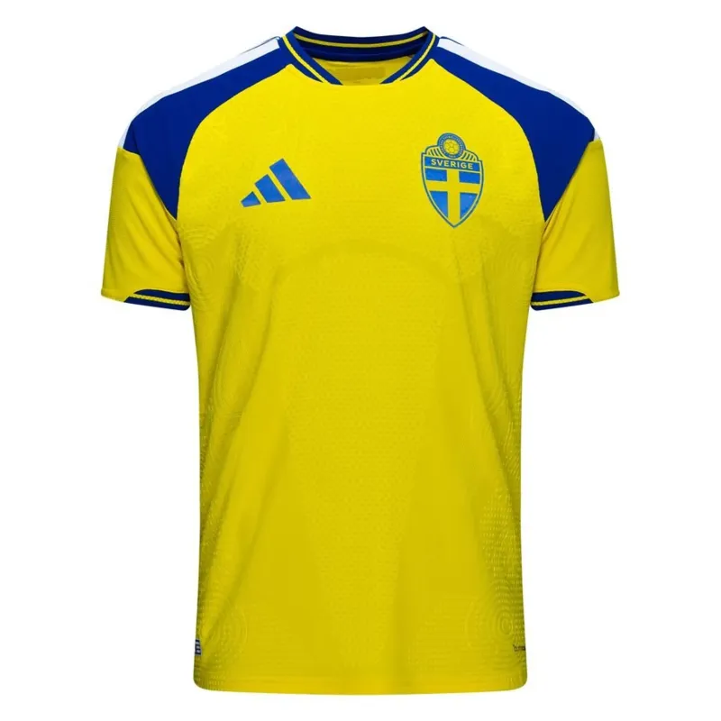 World Cup 2026 Sweden Jersey Soccer Home Player Version