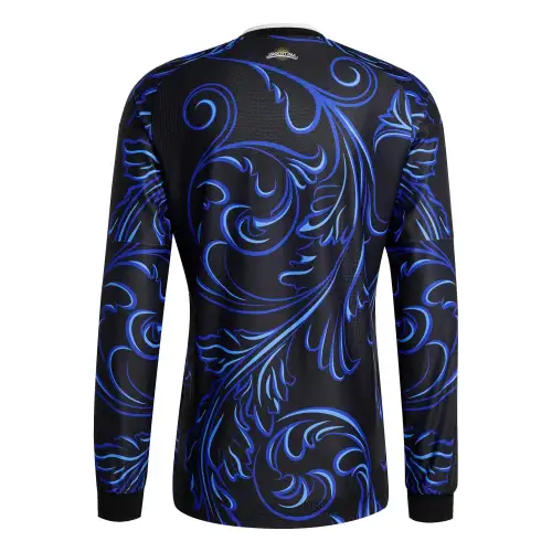 Coupe du monde 2026 Argentine Long Sleeve Jersey Away Authentic