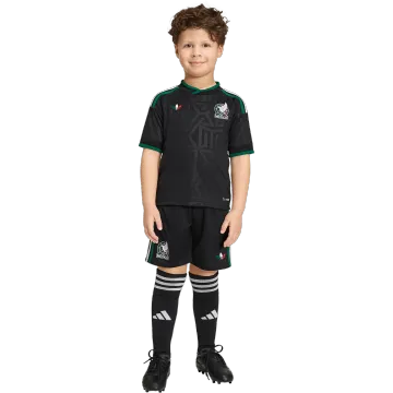 Mexico Jeugd Jersey 2026 Wereldkampioenschap Derde Zwarte Kit