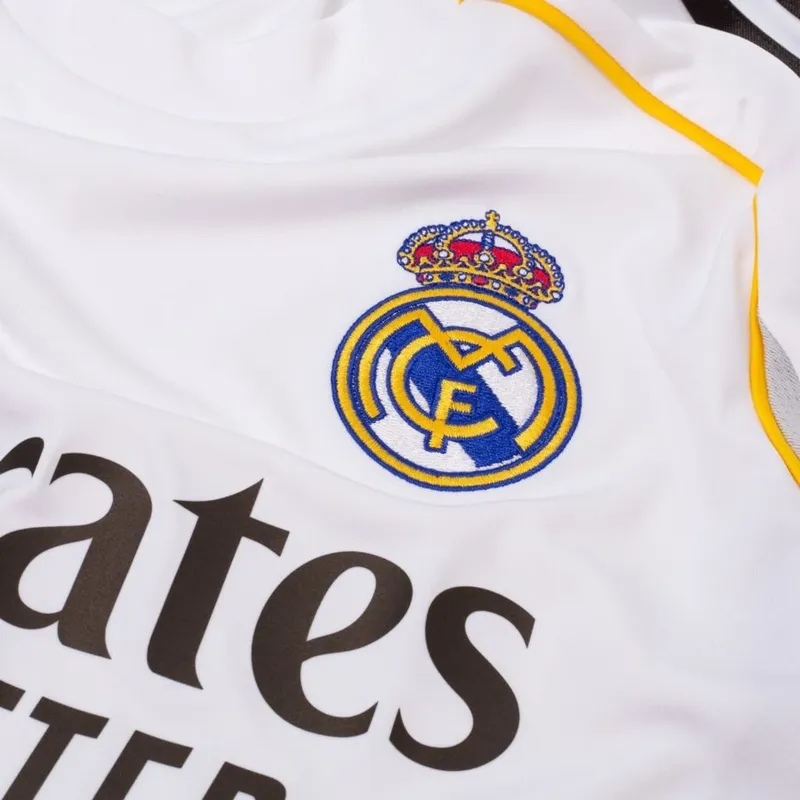Real Madrid Long Sleeve Jersey Home 2025/26