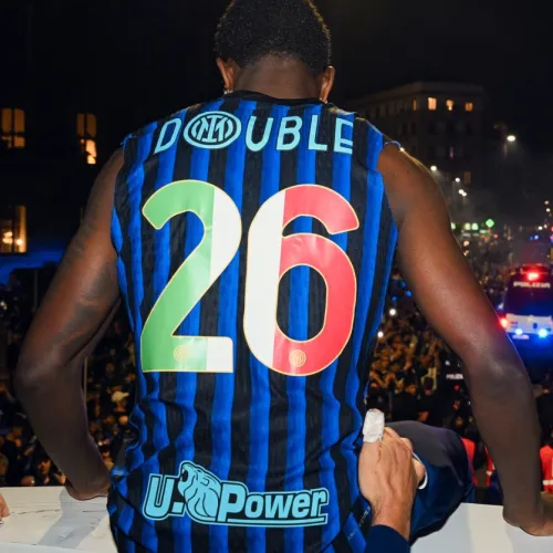 26/27 Inter Milan DOUBLE #26 Jersey Authentic Home