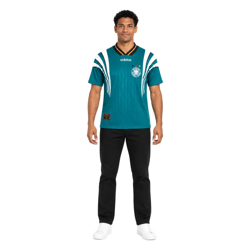 1996 Germany Away Retro Jersey - AI model preview, front view