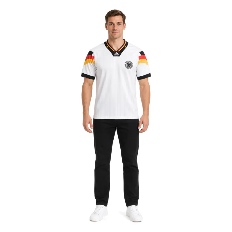 1992 Germany Home Retro Jersey - AI model preview, front view