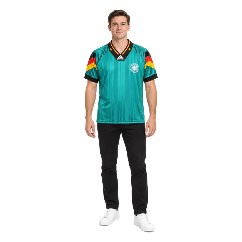 1992 Germany Away Retro Jersey - AI model preview, front view