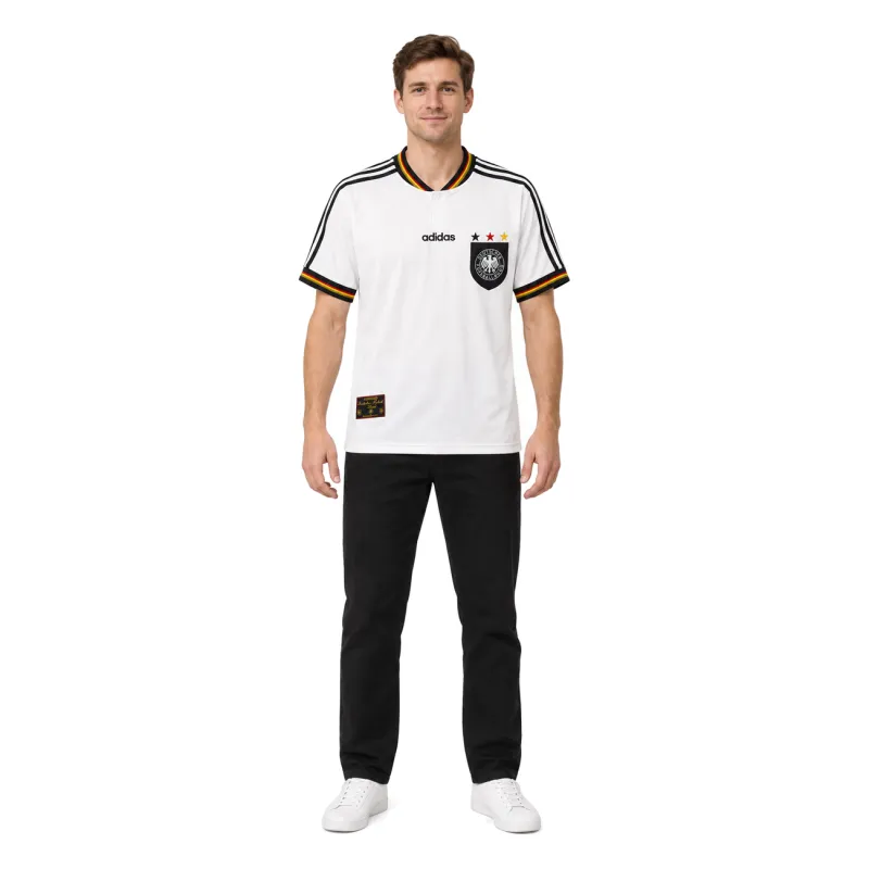 1996 Germany Home Retro Jersey - AI model preview, front view