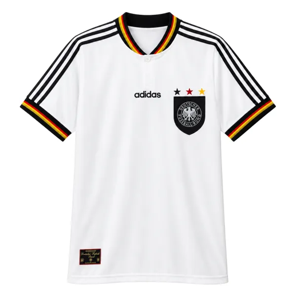 1996 Germany Home Retro Jersey - A-Grade Quality Detail View