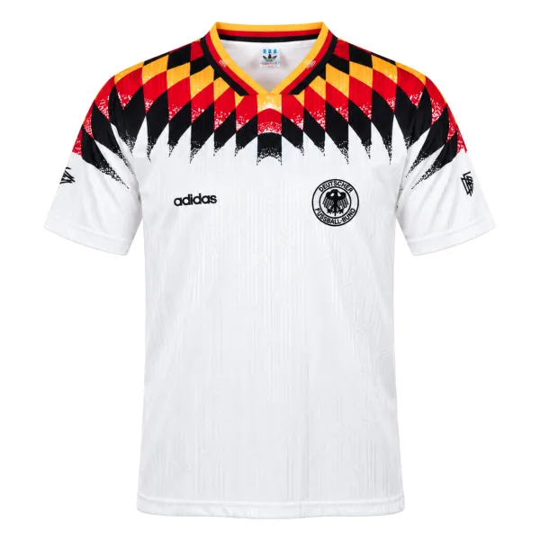 1994 Germany Home Retro Jersey - A-Grade Quality Detail View