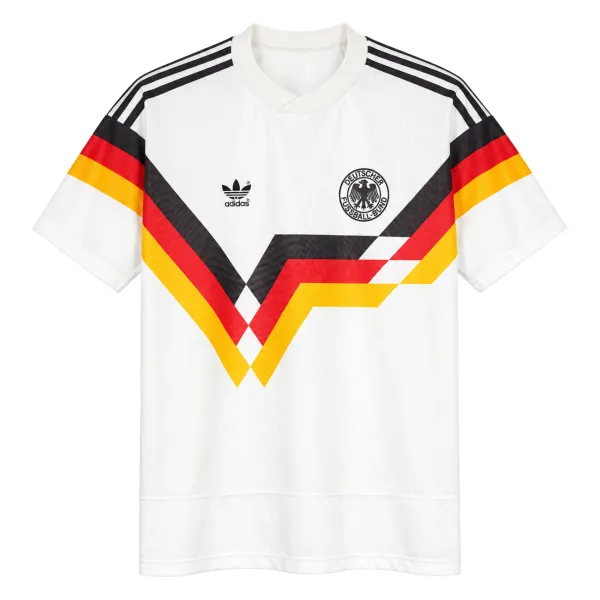 1988 Germany Home Retro Jersey - A-Grade Quality Detail View
