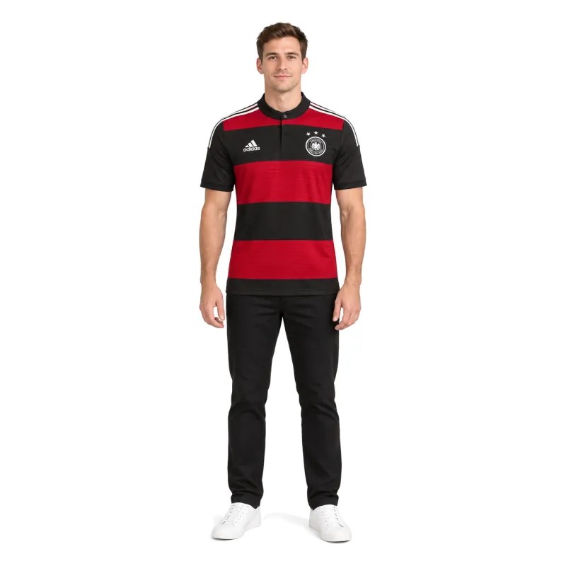 2014 Germany Away Retro Jersey - AI model preview, front view