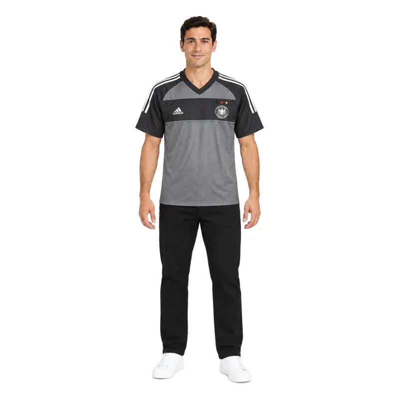 2002 Germany Away Retro Jersey - AI model preview, front view