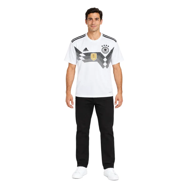 2018 Germany Home Retro Jersey - AI model preview, front view
