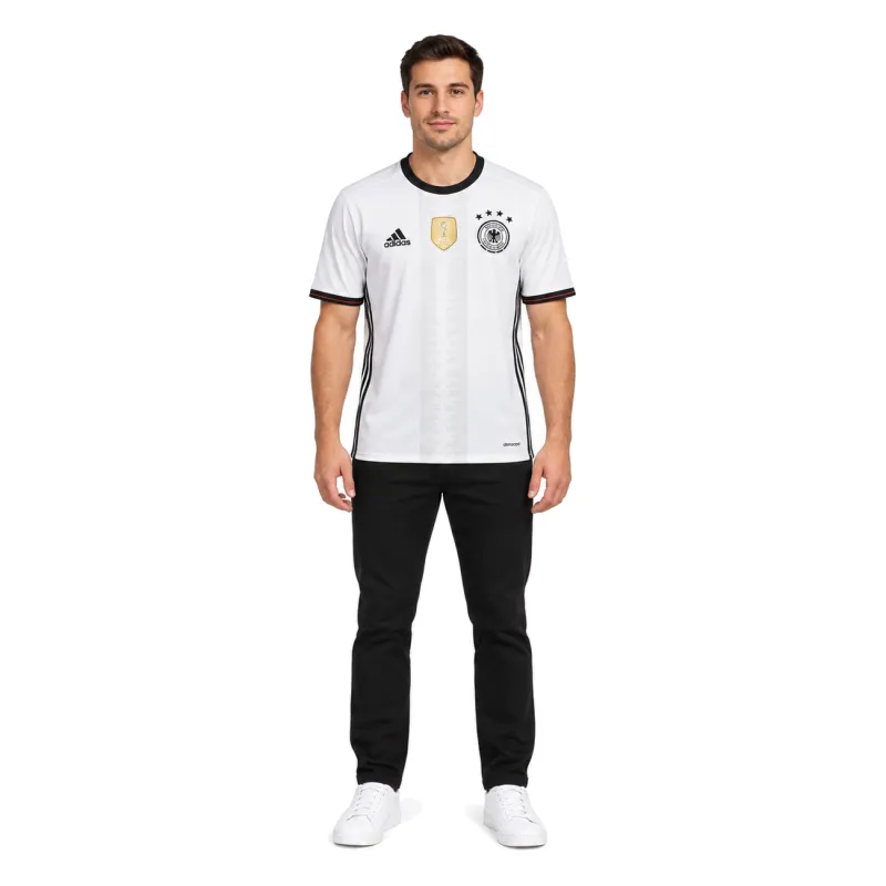 2016 Germany Home Retro Jersey - AI model preview, front view