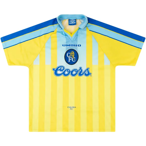 1996/97 Chelsea Away Retro Jersey - A-Grade Quality Detail View