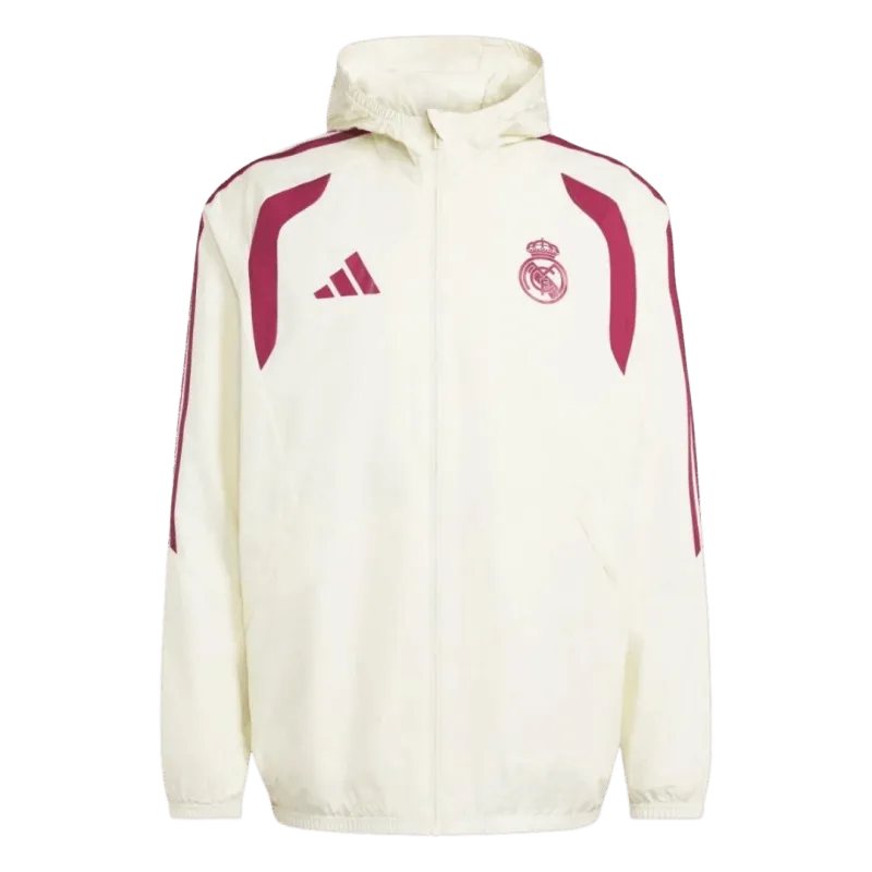 26/27 Real Madrid Windbreaker Jacket White