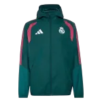26/27 Real Madrid Windbreaker Jacket Green