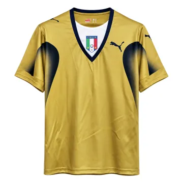 Retro 2006 World Cup Italy Golden Goalkeeper Jersey
