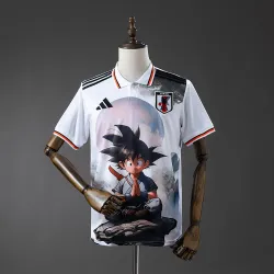 Japan 2025 Goku - POLO football jersey front view with unique design and crest.