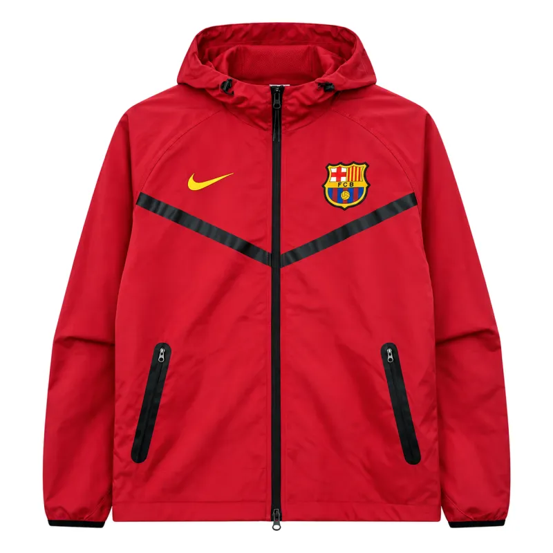 26/27 Barcelona Red Windbreaker