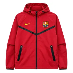 26/27 Barcelona Red Windbreaker - product photo 26/27 Barcelona Red Windbreaker - Front View