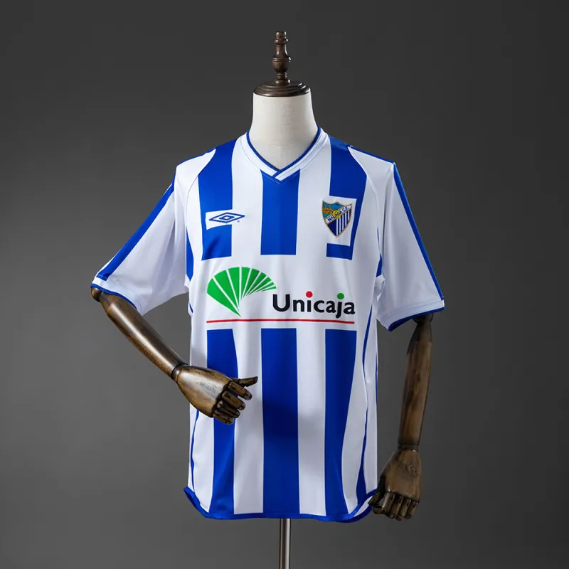 Maillot domicile rétro de Malaga 01/02