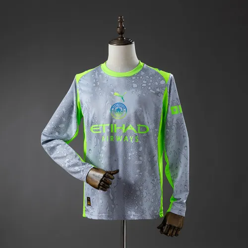 Manchester City 25/26 Third Away Long-Sleeve Men's Jersey