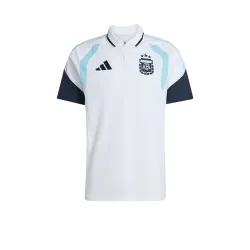 US20.89 - 2026 Argentina National Team Polo Shirt HalfZip White