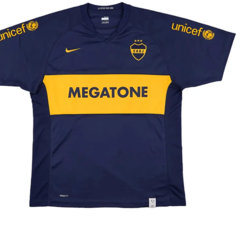 2007/08 Boca Juniors Home Retro Jersey