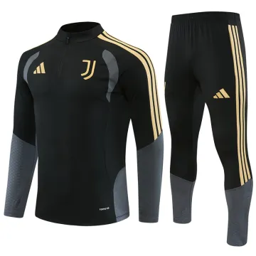 26/27 Juventus Half-zip Tracksuit Black