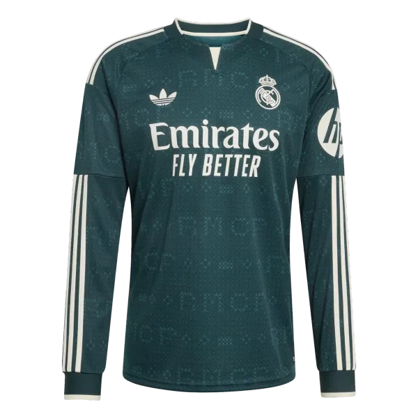 26/27 Real Madrid Away Long Sleeve Jersey - A-Grade Quality Detail View