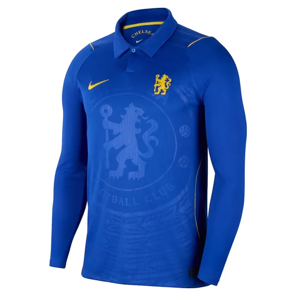 26/27 Chelsea Home Long Sleeve Jersey - A-Grade Quality Detail View