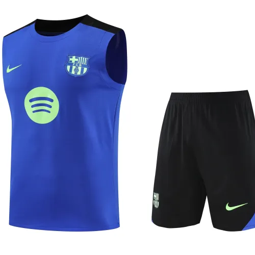 26/27 Barcelona Sleeveless Training Kit Blue