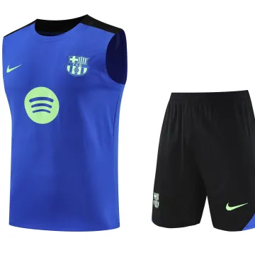 26/27 Barcelona Sleeveless Training Kit Blue
