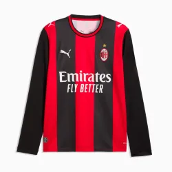 26/27 AC Milan Long Sleeve Home Jersey - product photo US17.98 - 26/27 AC Milan Long Sleeve Home Jersey