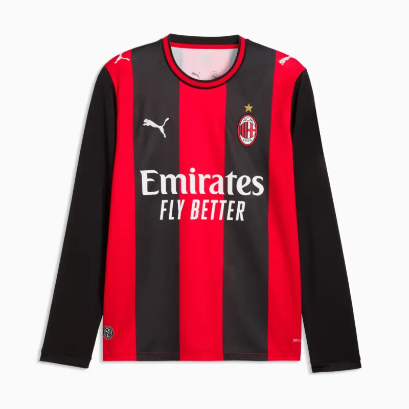 26/27 AC Milan Long Sleeve Home Jersey