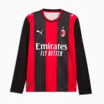 26/27 AC Milan Long Sleeve Home Jersey 26/27 AC Milan Long Sleeve Home Jersey